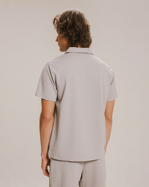 Polo Fit Relaxed Gris